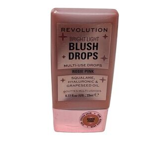 Revolution Beauty London Bright Light Blush Drops Rosie Pink New